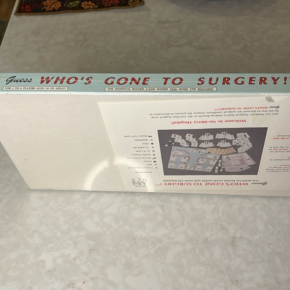Vintage Guess Who’s Gone To Surgery (1988) board game. Unopened.  Ages 10-adult - Picture 3 of 3